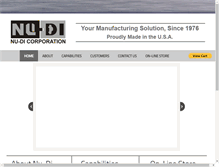 Tablet Screenshot of nu-di.com